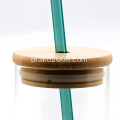 ATO Borossilicate Water Glass com vidro de armazenamento de tampa